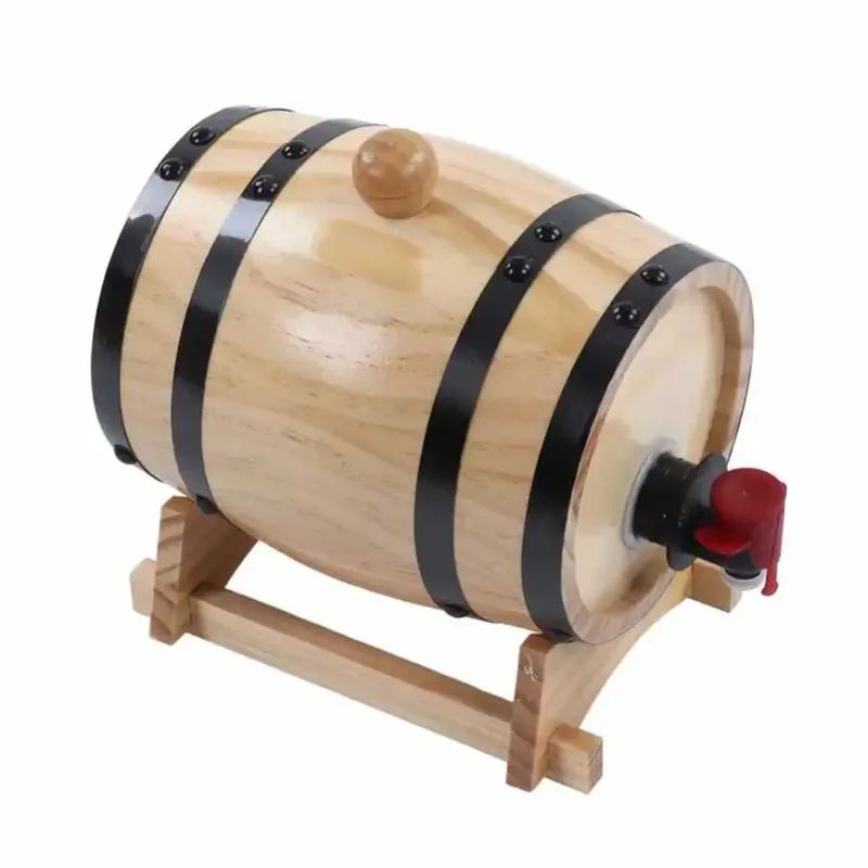 Wine Beer Tequila - Baril de vin en pin 1/3/5l,