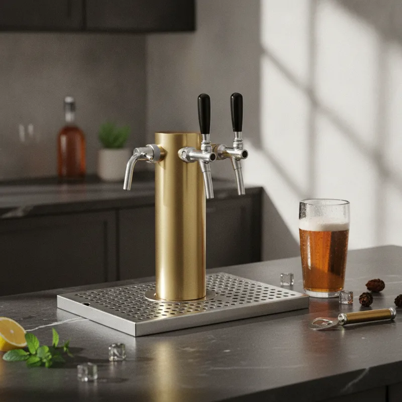 Wine Beer Drink - Distributeur de bière en acier inoxydable,