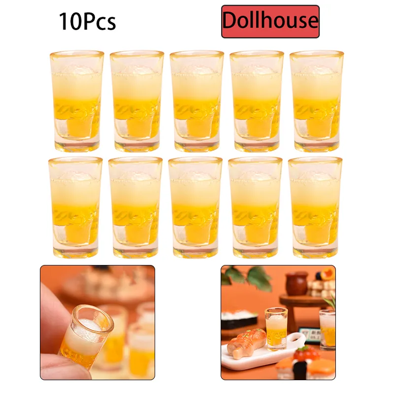 Wine Beer Drink - 10 pièces jouet Miniature cuisine bière