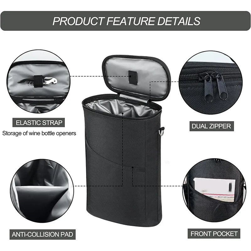 Wine Chiller Sleeve - Sac isotherme souple pour bouteille de