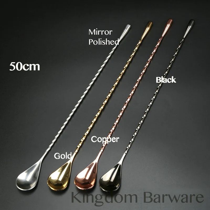 Bar Spoon Twisted - Cuillère de Bar à Cocktail 50cm,