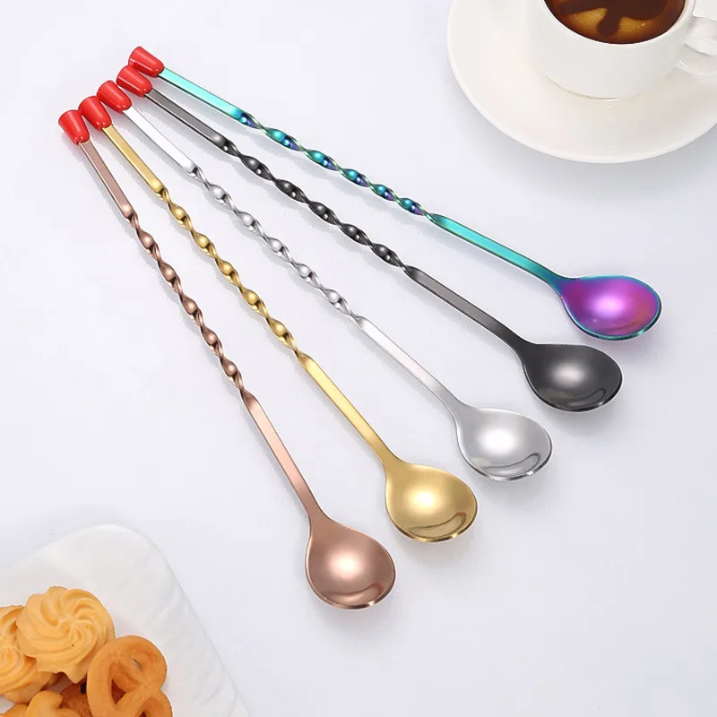 Barre à motif torsadé en acier - Bar Spoon Twisted avis et prix