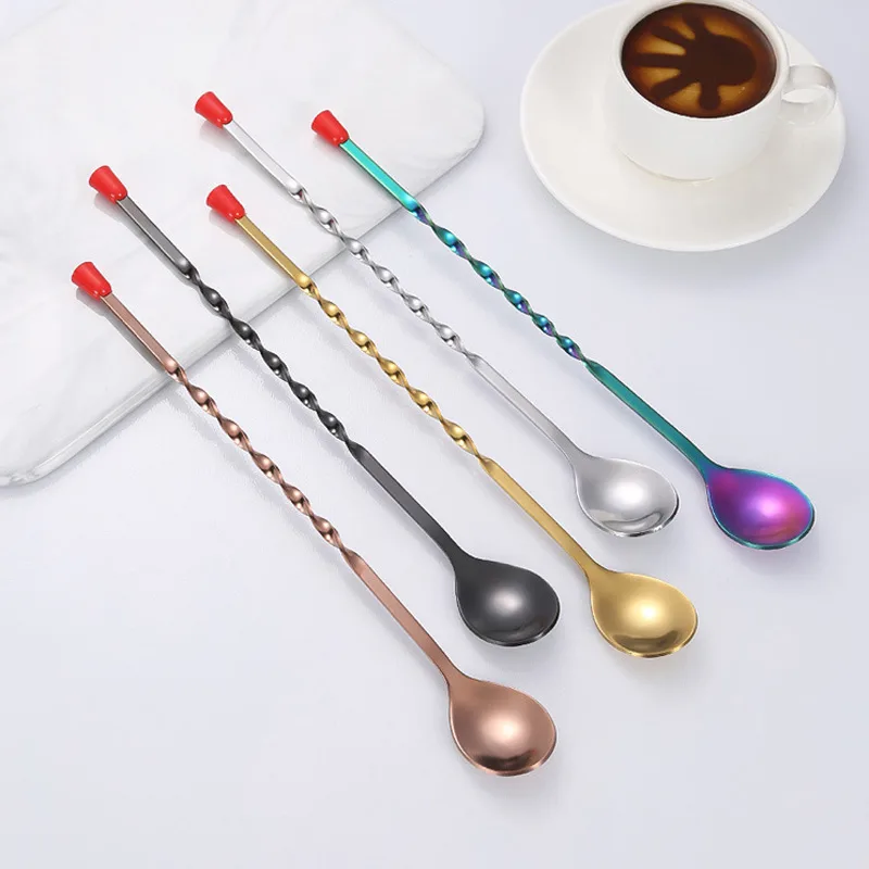 Barre à motif torsadé en acier - Bar Spoon Twisted avis et prix