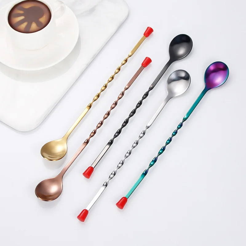 Barre à motif torsadé en acier - Bar Spoon Twisted avis et prix