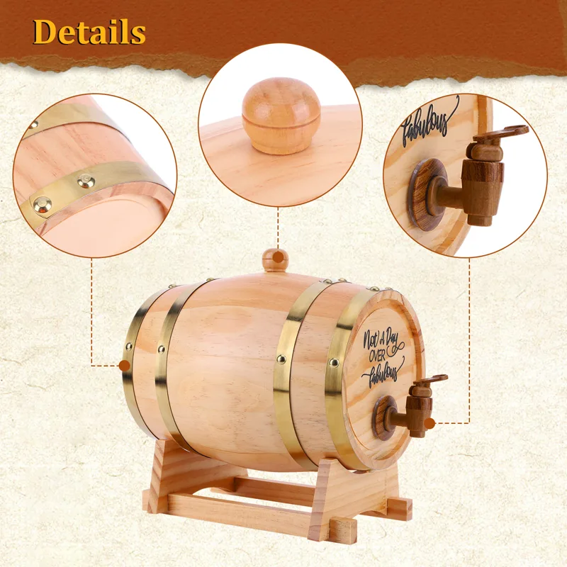 Baril à whisky gravé de 3 L av - Wine Beer Tequila avis et prix