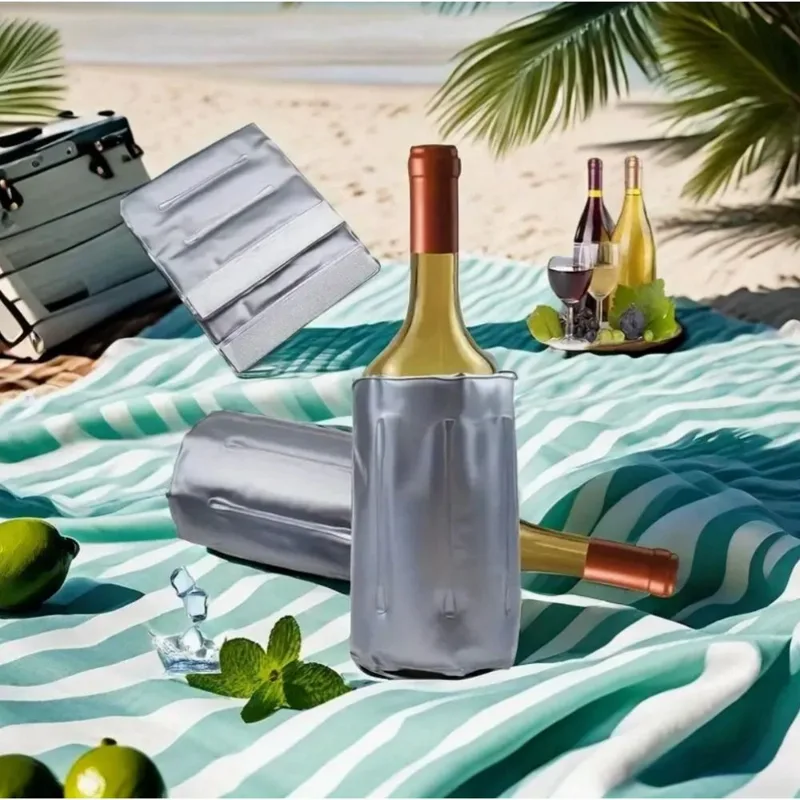 Sac isotherme réutilisable gri - Wine Chiller Sleeve avis et prix