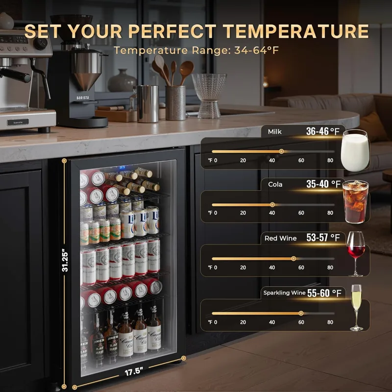 Réfrigérateur à boissons 130 c - Wine Beer Fridge avis et prix