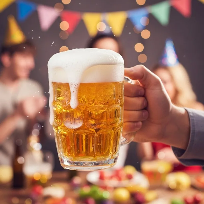 Verre à bière créatif en plast - Wine Beer Drink avis et prix