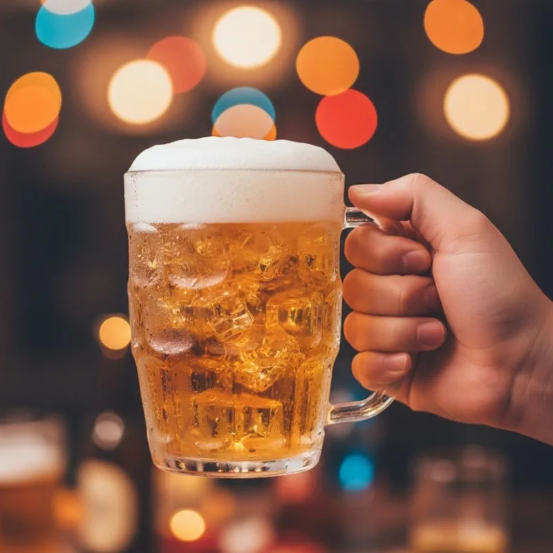 Verre à bière créatif en plast - Wine Beer Drink avis et prix