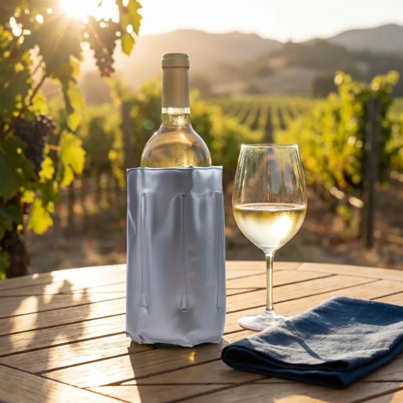 Sac isotherme réutilisable gri - Wine Chiller Sleeve avis et prix