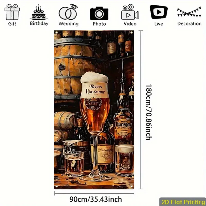 1 bannière publicitaire plate  - Wine Beer House avis et prix