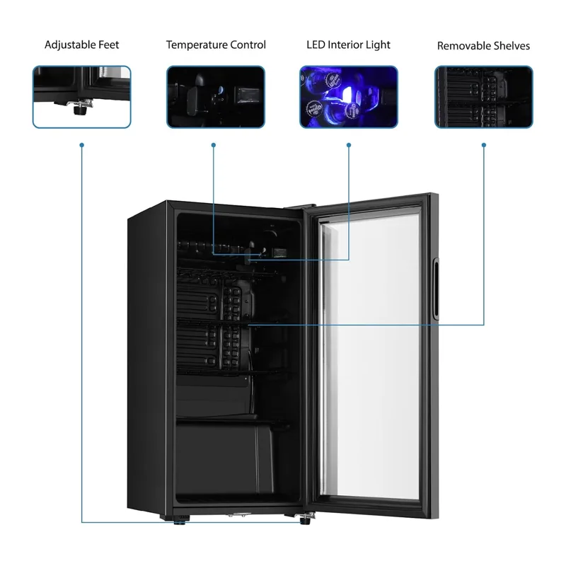 Réfrigérateur à boissons, mini - Wine Beer Fridge avis et prix