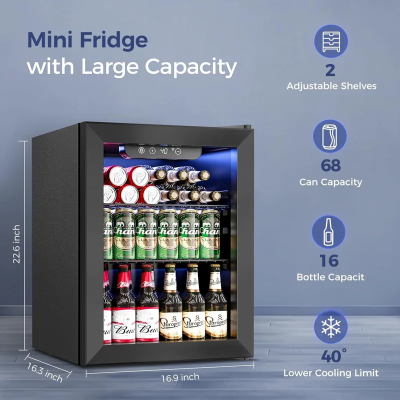 Réfrigérateur à boissons de 1, - Wine Beer Fridge avis et prix