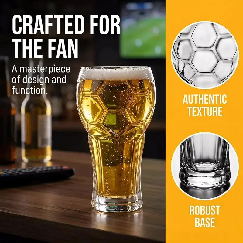 Verre à bière football 600 ml  - Wine Beer Tequila avis et prix