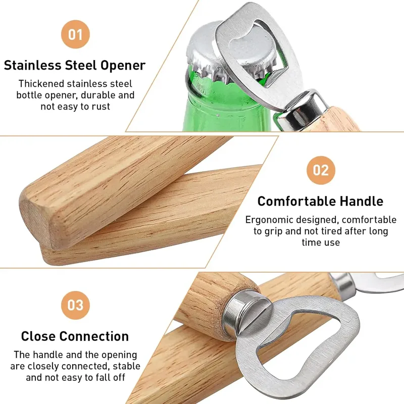 Ouvre-bouteille en bois, ouvre - Wine Beer Spirits avis et prix